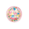 Globo foil "feliz dia mama" florar 43cm 17" | Ducaval | Envías 24/48 