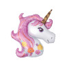 Globo poliamida de unicornio 109cm| Ducaval | Envías 24/48 horas 