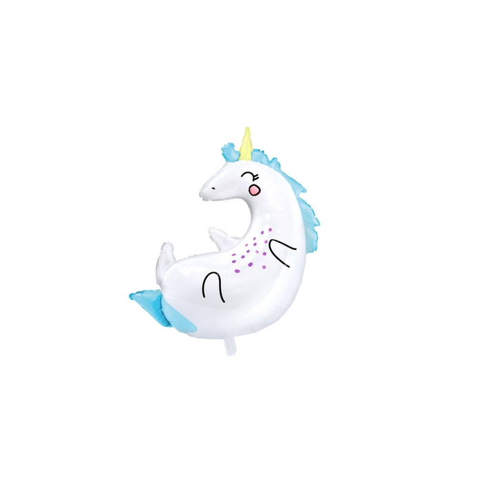 Globo foil unicornio 70x75cm