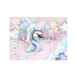 Globo foil unicornio 73x90cm