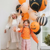 Globo foil calabaza a rayas 39 x 38 cm  | Ducaval | Envías 24/48 hora