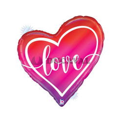 Globo foil corazón LOVE