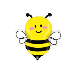 Globo foil abeja 24" 61cm.|Ducaval | Envios 24/48 horas
