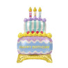 Globo foil tarta con pie 59x89cm | Ducaval | Envías 24/48 horas 