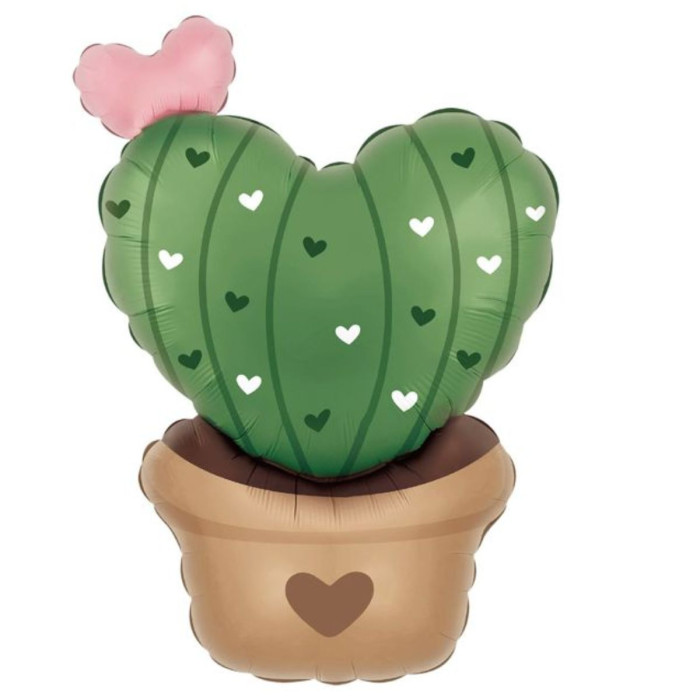 Globo foil cactus love 52x76cm | Ducaval | Envías 24/48 horas 