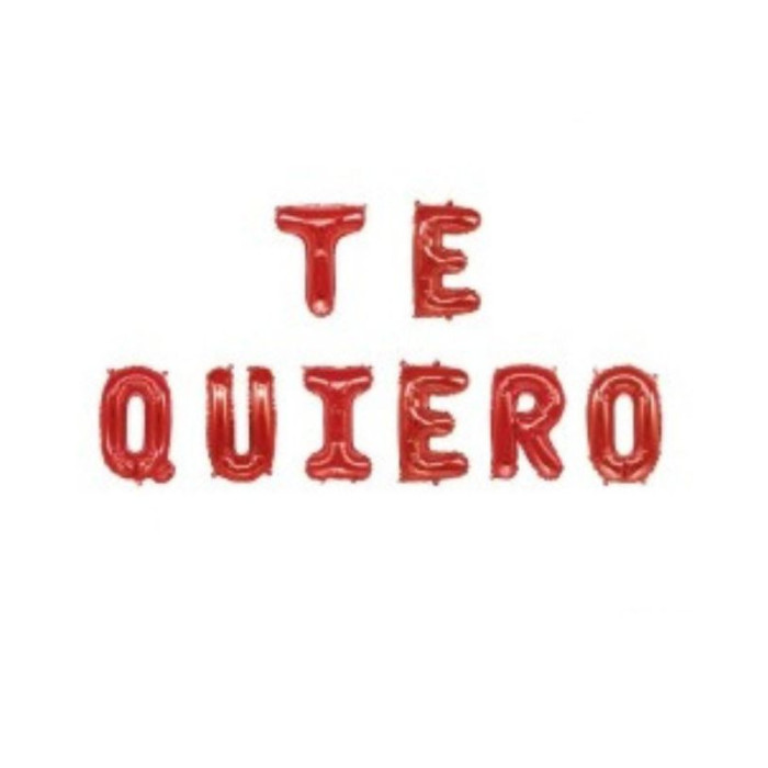  Pack globos mylar te quiero rojo | Ducaval | Envías 24/48 horas 