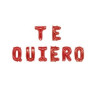  Pack globos mylar te quiero rojo | Ducaval | Envías 24/48 horas 
