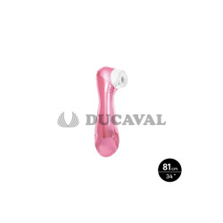 Globo poliamida satisfaction rosa metal 81cm