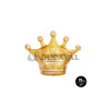 Globo poliamida corona oro metalizado 76cm | Ducaval | Envíos 24/48 h