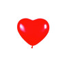 Globo látex forma corazón rojo 30cm 50und | Ducaval | Envíos 24/48 ho