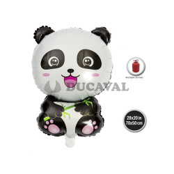Globo foil oso panda | DUCAVAL | Envíos 24/48h