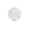 Globo single bubble 29" margaritas coloridas | Ducaval | Envías 24/48
