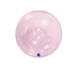 Globo transparente rosa 15" | Ducaval | Envías 24/48 horas 