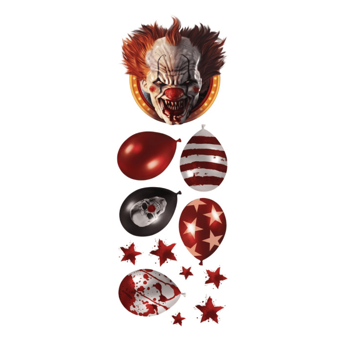Decoración Adhesiva Pared Payaso 25x70cm | Ducaval | Envíos 24/48 hor