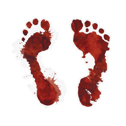 Pisasdas Sangre Pies Adhesivas 2x25x70cm | Ducaval | Envíos 24/48 hor