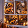 Pegatinas Electroestáticas Calabazas Ventana 40cm 3ud | Ducaval | Env