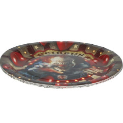 Platos payaso 23cm 6u | Ducaval | Envíos 24/48 horas