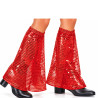 Calentadores Rojos con Lentejuelas 40 cm – 2 Piezas | Ducaval | Envía