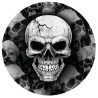 Platos calavera 6u 23cm | Ducaval | Envías 24/48 horas 