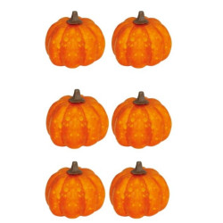 Set calabazas naranjas lacadas 3.5cm | Ducaval | Envías 24/48 horas 