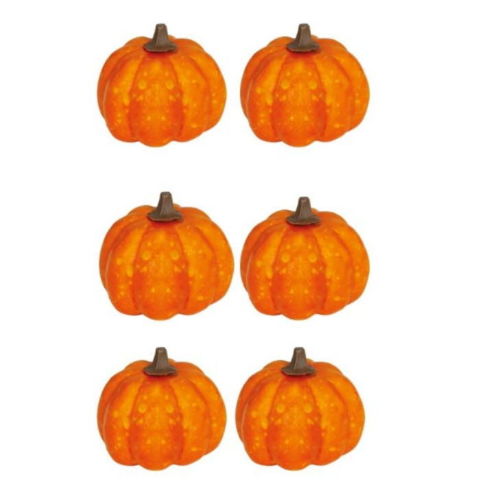 Set calabazas naranjas lacadas 3.5cm | Ducaval | Envías 24/48 horas 