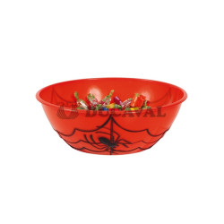 Bol naranja 27x9cm plástico | Ducaval | Envíos 24/48 horas