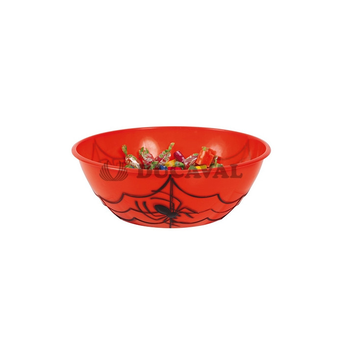 Bol naranja 27x9cm plástico | Ducaval | Envíos 24/48 horas