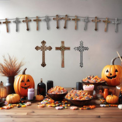 Guirnalda Halloween cruces | Ducaval | Envías 24/48 horas 