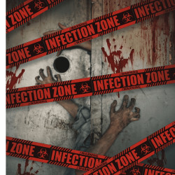 Cinta Decorativa Infection Zone De 6m | Ducaval | Envíos 24/48 horas