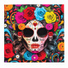 12 Servilletas Catrina 33x33cm | Ducaval | Envíos 24/48 horas