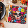 12 Servilletas Catrina 33x33cm | Ducaval | Envíos 24/48 horas