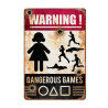 Cartel Gamer Dangerous Games 24x36cm | Ducaval | Envíos 24/48h