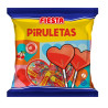 Bolsa piruleta corazón cereza 90g | Ducaval | Envías 24/48 horas 