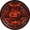 Platos calabaza gotica 23 cm 6ud | Ducaval | Envías 24/48 horas 