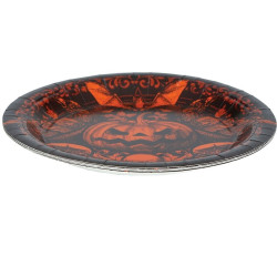 Platos calabaza gotica 23 cm 6ud | Ducaval | Envías 24/48 horas 