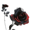 Flor roja y negra 40 cm | Ducaval | Envías 24/48 horas 