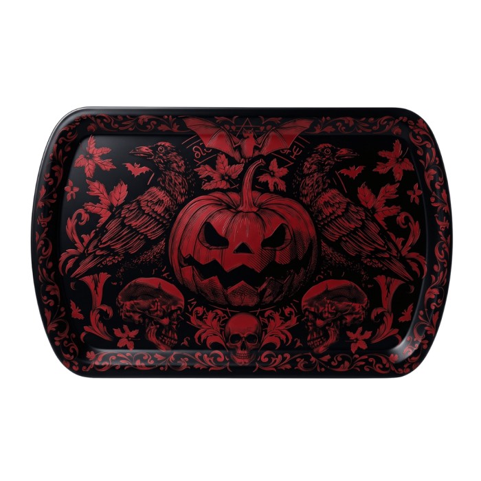 Bandeja De Calabaza Gotica 39x24cm  | Ducaval | Envías 24/48 horas 