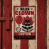 Cartel Killer Clown Payaso Asesino 24x36cm | Ducava | Envíos 24/48 ho