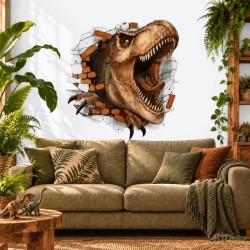Decoración Adhesiva De Pared Dinosaurio 70x80cm | Ducaval | Envíos 24