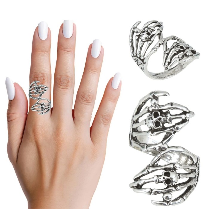 Anillo manos esqueleto metal | Ducaval | Envías 24/48 horas 