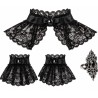 Set Gótico Vampiro 3 Piezas con Cuello, Puños y Anillo | Ducaval | En