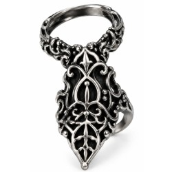 Set Gótico Vampiro 3 Piezas con Cuello, Puños y Anillo | Ducaval | En