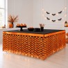 Faldón Metalizado De Mesa Con Calabazas 400x70cm| Ducaval | Envíos 24