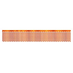 Faldón Metalizado De Mesa Con Calabazas 400x70cm| Ducaval | Envíos 24