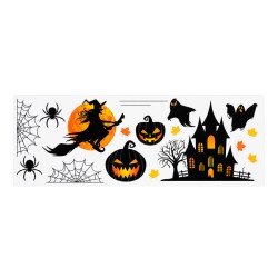 Decoración Adhesiva De Pared Calabazas 70x80cm | Ducaval | Envíos 24/