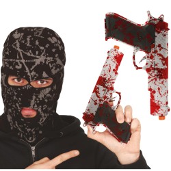 Pistola con sangre 24cm | Ducaval | Envías 24/48 horas 