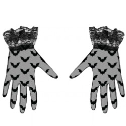 Guantes calado murcielago negro   | Ducaval | Envías 24/48 horas 