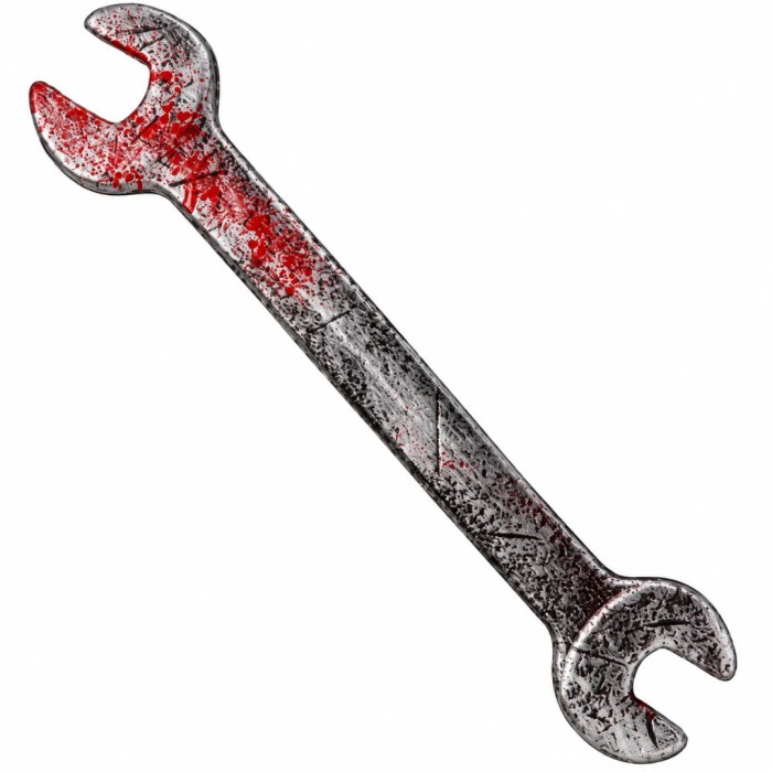 Llave de Boca con Sangre 39 cm para Halloween I Ducaval I Envíos 24/4
