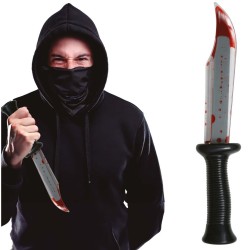 Cuchillo con sangre 34cm | Ducaval | Envías 24/48 horas 