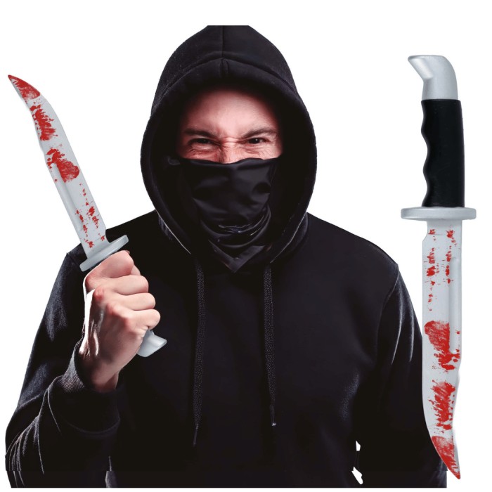 Machete ensangrentado 33 cm | Ducaval | Envías 24/48 horas 